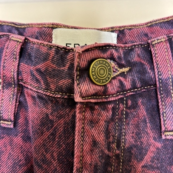 FRAME Denim Red Indigo Wash 26 Long - Picture 4 of 9